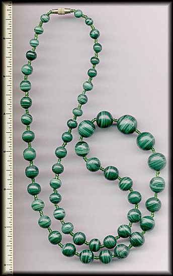 malachite beads