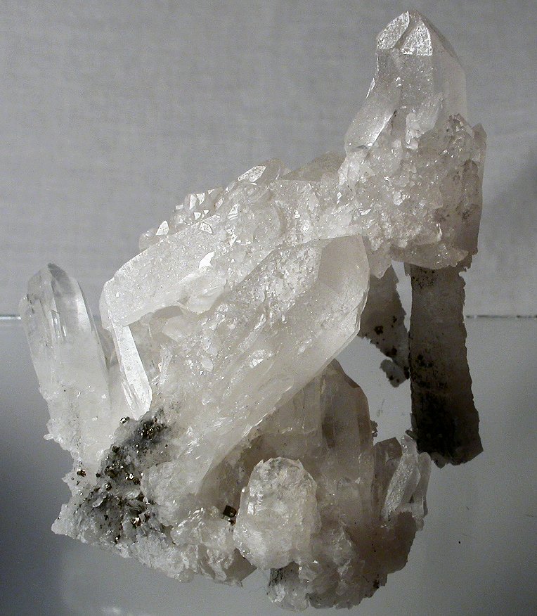scepter quartz crystal cluster collectors cabinet specimen Shangbao, China sceptered elestial quartz