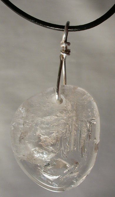 Crystal Pendants hand made USA quartz crystal pendants talisman ruby ...