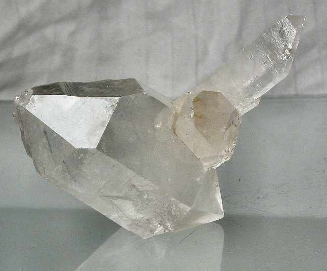 Double terminted Mt. Ida Arkansas quartz crystals.