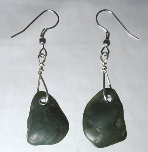 Earrings handmade in USA Jewelry One of a kind earrings, Jade, agate ...