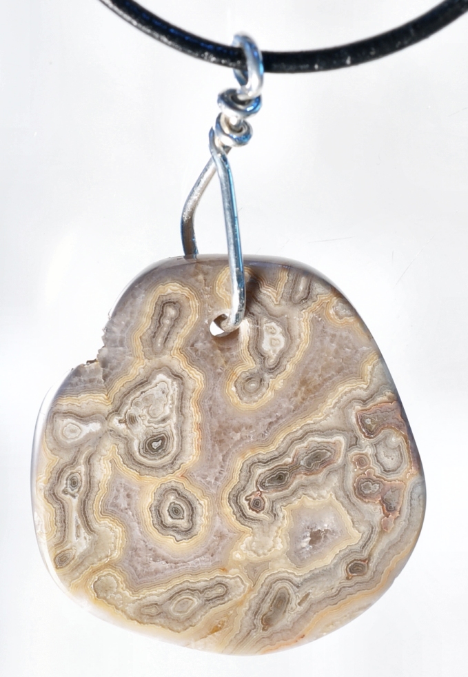 Crazy Lace Agate talisman pendant jewelry crystals gems contemporary metaphysical new age Mystic Merchant