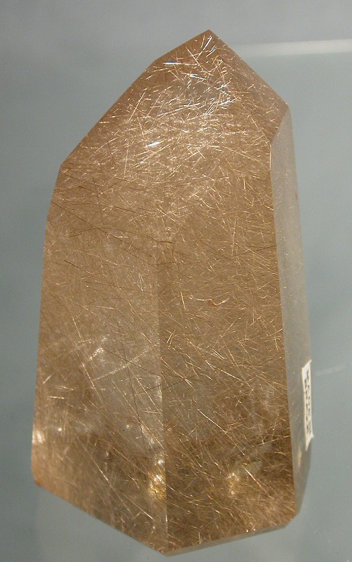 rutillated quartz obelisk