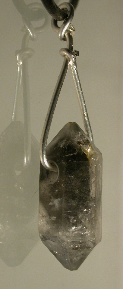 Manifestation crystal talisman necklace chlorite in quartz phantom crystal 