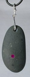 River Rock jewelry Pendants Ocean Rock designer pendant jewelry with diamonds with gem stones custom hand carved River Rock jewelry Pendants Shamanic talisman amulets pendant jewellery adjustable leather necklace.