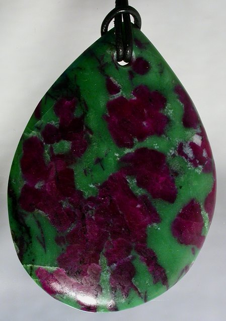 Ruby in Zoisite talisman pendant extra large size talisman pendant Handmade by Billy Mason unique gold Jewelry pictures and info handmade silver jewelry including Cuff Bracelets Rings Earrings Cuff links cufflinks pendants jeweler Amulets Handmade Jewelry Handmade