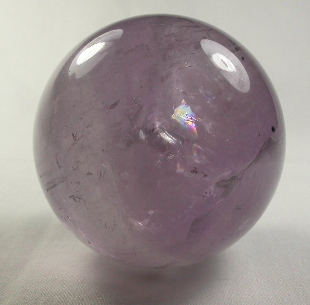 Shamanic amethyst quartz sphere 2 inches gems stones quartz metaphysical new age