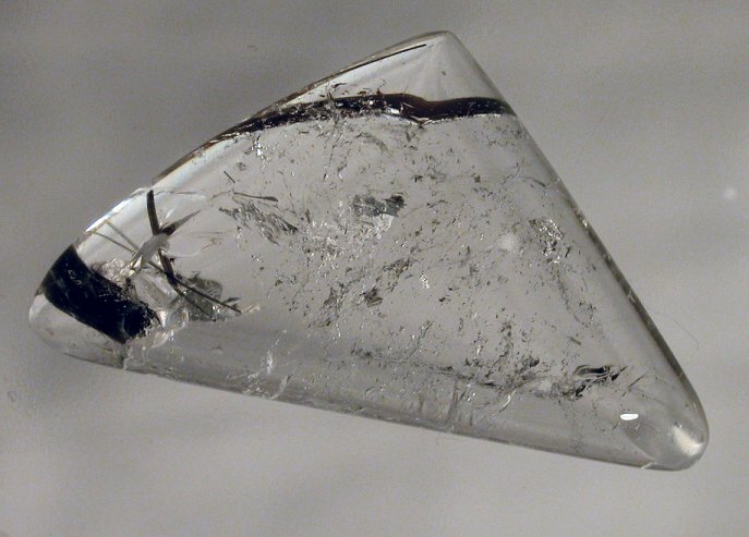 Tourmaline Crystals In Quartz tourmalinated cabochon freeforms