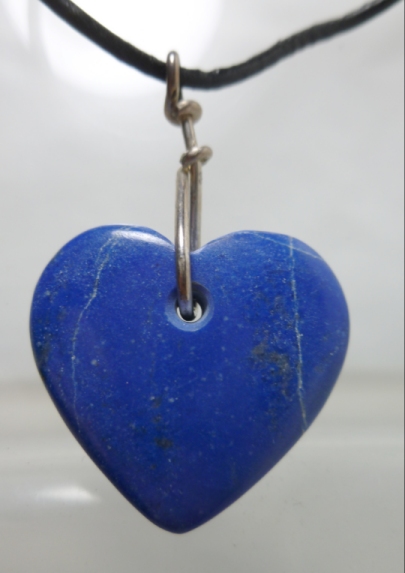 Carved Afghan lapis lazuli healing heart talisman. Hand carved by Mystic Merchant - Billy Mason Hearts carved hand carved gemstone Hearts agate tourmaline quartz ruby in zoisite crazy lace agate crystals sugilite moldavite pietersite obsidian opall