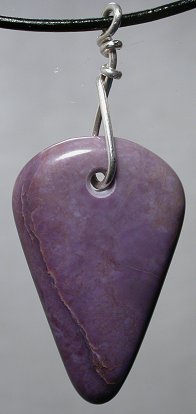 Talisman pendant Jade Turkish purple jade from Turkey designer freeform